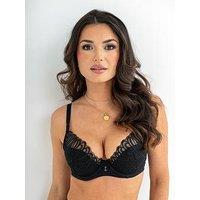 Pour Moi Olivia Embroidery Quarter Cup Push-Up Padded Bra