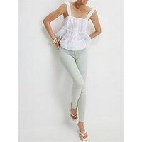 River Island Super Skinny Sculpt Jeans - Green
