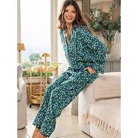 Pour Moi Pure Cotton Button Through Revere Collar Pyjama Set