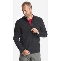 Decathlon Men'S Mountain Hiking Fleece Mh100 Full Zip - Black