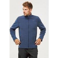 Decathlon Mens Mountain Hiking Fleece Mh100 Full Zip - Blue