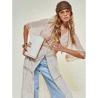 River Island Rr Flap Front Shoulder Bag - Cream