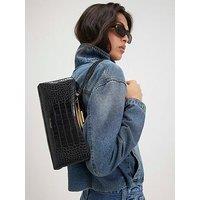 River Island Metal Frame Shoulder Bag - Black