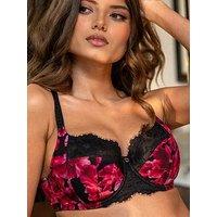 Pour Moi Bliss Printed Mesh Non-Padded Side Support Bra D-J