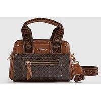 River Island Webbing Handle Monogram Tote Bag