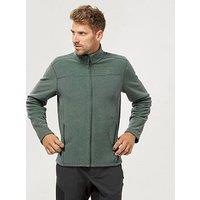 Decathlon Mens Mountain Hiking Fleece Mh100 Full Zip - Green