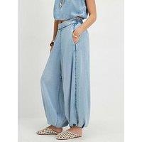 River Island Denim Balloon Leg Trousers