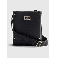 River Island Monogram Panelled Messenger Bag