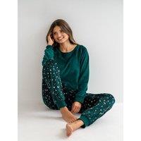 Pour Moi Cosy Fleece Sweatshirt And Jogger Pyjama Set