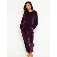 Pour Moi Ribbed Cosy Fleece Lounge Pyjama Set