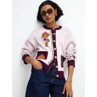 River Island Novelty Vegetable Cardigan - Pink