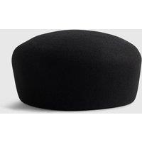 River Island Wool Pill Box Hat - Black
