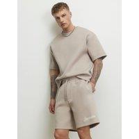 River Island Premium Regular Fit Sanctuaire Shorts - Natural