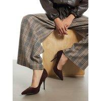River Island Faux Suede Court Heels
