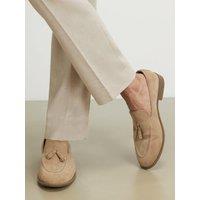 River Island Beige Suede Loafers