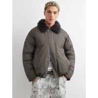 River Island Fur Collared Jacket