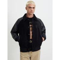 River Island Corduroy Sanctuaire Varsity Jacket