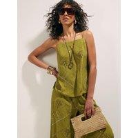 River Island Palm Hotfix Cami Top