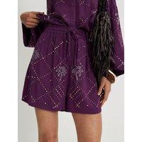 River Island Embellished Palm Shorts