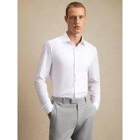 River Island Muscle Fit Comfort Stretch Shirt - White