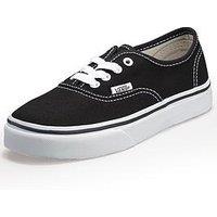 Vans Kids Unisex Authentic Trainer - Black/White