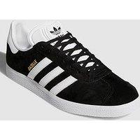 Adidas Originals Gazelle Trainers - Black/White