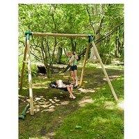 Plum Spider Monkey Wooden Swing Set