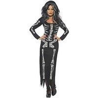 Halloween Skeleton Tube Dress - Adult Costume
