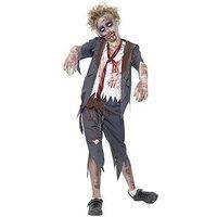 Halloween Zombie Schoolboy Fancy Dress Costume