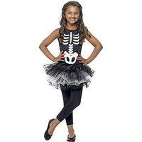 Girls Skeleton Tutu - Child Costume