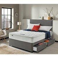 Silentnight Miracoil Pillowtop Divan Bed With Storage Options - Firm
