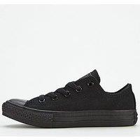 Converse Chuck Taylor All Star Mono Canvas Ox Core Childrens Trainers - Black