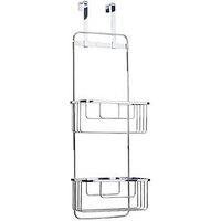 Croydex Hook Over Door Double Storage Basket