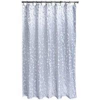 Aqualona Metallic Leaf Shower Curtain