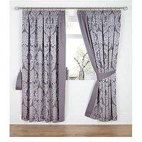 Very Home Boston Jacquard Lined Pencil Pleat Curtains