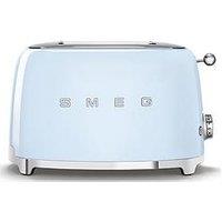 Smeg Tsf01 Retro Style 2 Slice Toaster, 950W - Pastel Blue