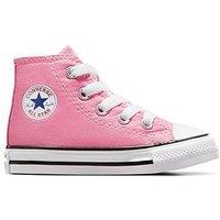 Converse Chuck Taylor All Star Ox Infant Girls Trainers -Pink