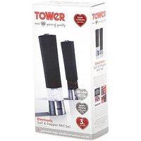 Tower Set Of 2 Electric Salt And Pepper Mills