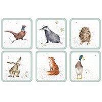Royal Worcester Wrendale Coasters - Set Of 6