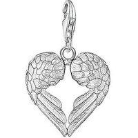 Thomas Sabo Sterling Silver Charm Club Angel Wings Heart Charm