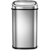 Tower 58-Litre Square Sensor Bin - Stainless Steel