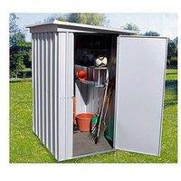 Yardmaster 3.9 X 5.2Ft Single Door Metal Pent Roof Shed