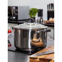 Tower Essentials 24Cm Stainless Steel Casserole Dish