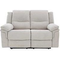 Albion Fabric 2 Seater High Back Manual Recliner Sofa