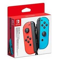 Nintendo Switch Joy-Con Controller Twin Pack, Wireless, Rechargeable - Neon Red / Neon Blue