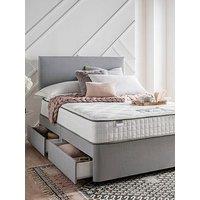 Silentnight 800 Pocket Memory Divan Bed With Storage Options - Medium