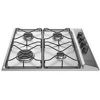 Hotpoint Pan642Ixh 58Cm Wide Built-In Hob With Fsd - Stainless Steel - Hob Only