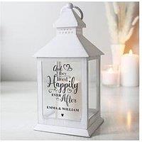 The Personalised Memento Company Personalised Happily Ever After Lantern