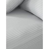 Very Home Luxury 300 Thread Count Soft Touch Sateen Stripe 32Cm Extra Deep Fitted Sheet - Cream