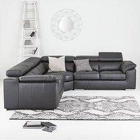 Very Home Brady 100% Premium Leather Corner Group Sofa